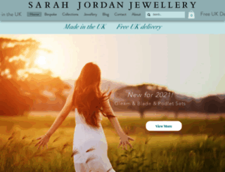 sarahjordanjewellery.com screenshot
