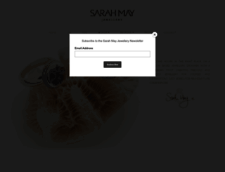 sarahmayjewellery.com screenshot