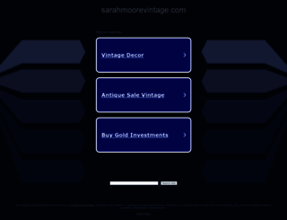sarahmoorevintage.com screenshot