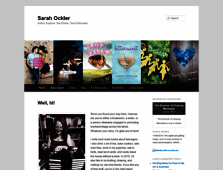 sarahockler.com screenshot