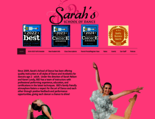 sarahs-dance.com screenshot