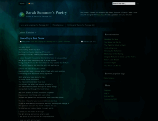 sarahsummer.wordpress.com screenshot