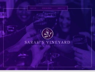sarahsvineyardwinery.com screenshot