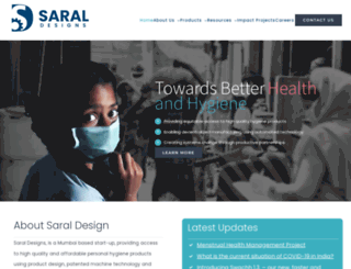 saraldesigns.in screenshot