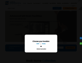saraldiagnostics.com screenshot