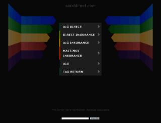 saraldirect.com screenshot