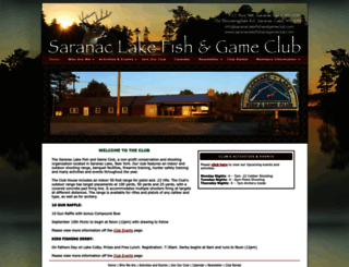 saranaclakefishandgameclub.com screenshot