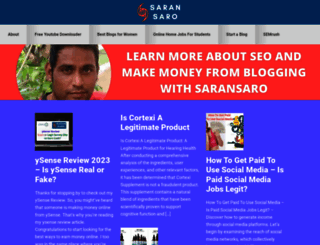 saransaro.com screenshot