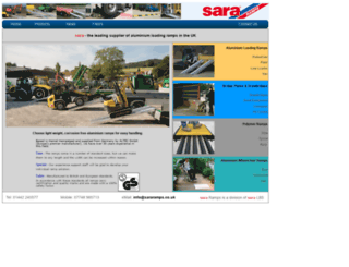 sararamps.co.uk screenshot
