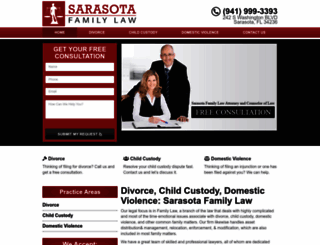 sarasotafamilylaw.org screenshot