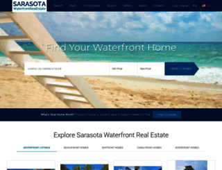 sarasotawaterfrontrealestate.com screenshot