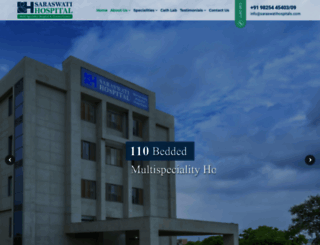 saraswatihospitals.com screenshot
