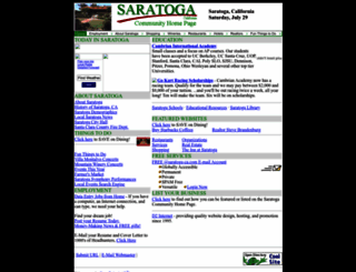 saratoga-ca.com screenshot