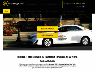 saratoga-taxi.com screenshot