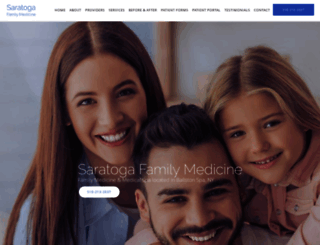 saratogafamilymedicine.com screenshot