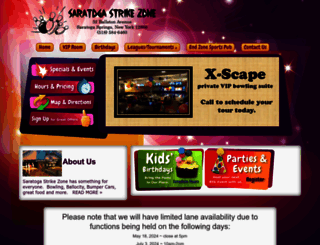 saratogastrikezone.com screenshot