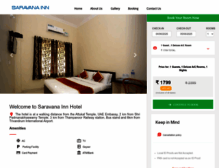saravanainn.in screenshot