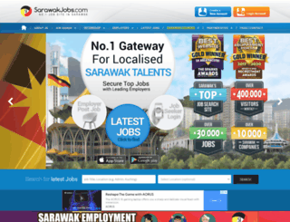 sarawakjobs.com screenshot