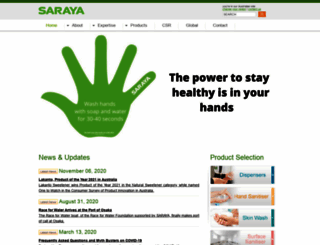 saraya.com.au screenshot
