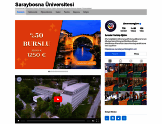 saraybosnauniversitesi.com screenshot