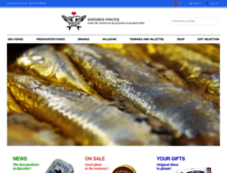 sardinespirates.com screenshot