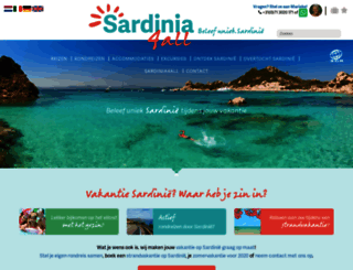 sardinia4all.com screenshot