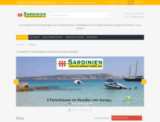 sardinien-hausvermietung.de screenshot