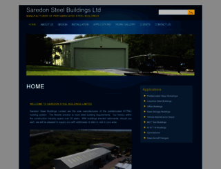 saredonsteelbuildings.co.uk screenshot