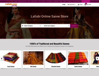 saree.lallabi.com screenshot