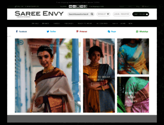 sareeenvy.com screenshot