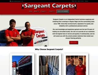 sargeantcarpets.co.uk screenshot