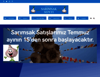 sarimsaksepeti.com screenshot