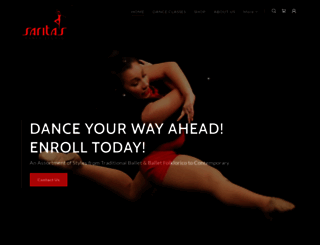 saritasdance.com screenshot
