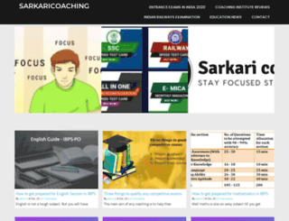 sarkaricoaching.com screenshot