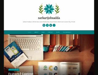 sarkarijobsadda.wordpress.com screenshot