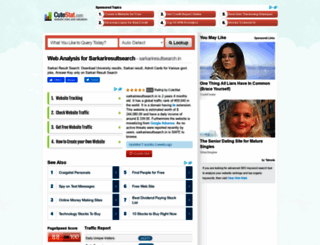 sarkariresultsearch.in.cutestat.com screenshot
