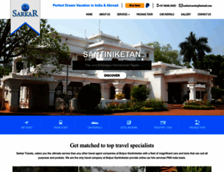 sarkartravels.com screenshot