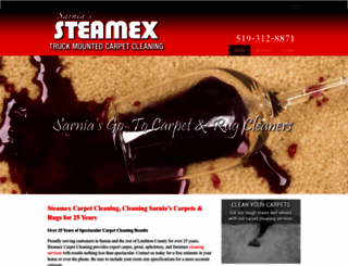 sarniasteamex.ca screenshot