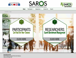sarosresearch.com screenshot