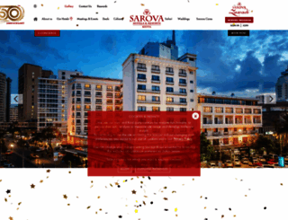 sarovahotels.com screenshot