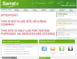 sarrafx.com screenshot