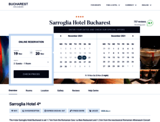 sarroglia-hotel.bucharest-hotel.com screenshot
