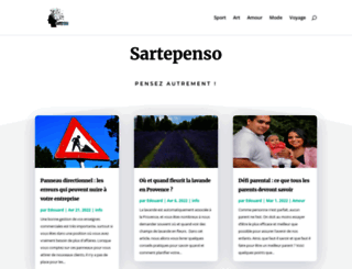 sartepenso.fr screenshot