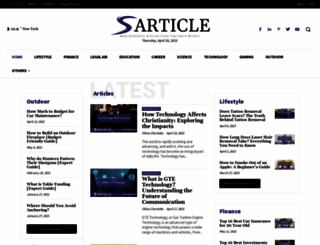 sarticle.com screenshot