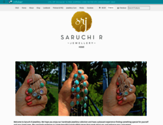 saruchirjewellery.com screenshot