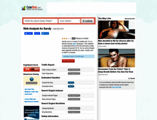 sarufy.com.cutestat.com screenshot