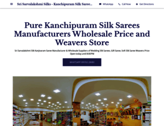 sarvalakshmisilkshop.com screenshot