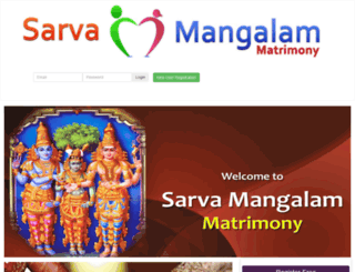 sarvamangalammatrimony.com screenshot