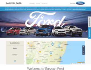 sarveshford.com screenshot