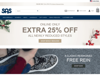 sas-comfortshoes.com screenshot